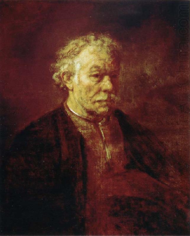 REMBRANDT Harmenszoon van Rijn Portrait of an Elderly Man oil painting picture